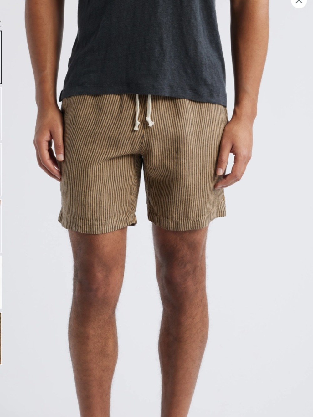 Alex Crane Bo Linen Drawstring Shorts
Size XXXL